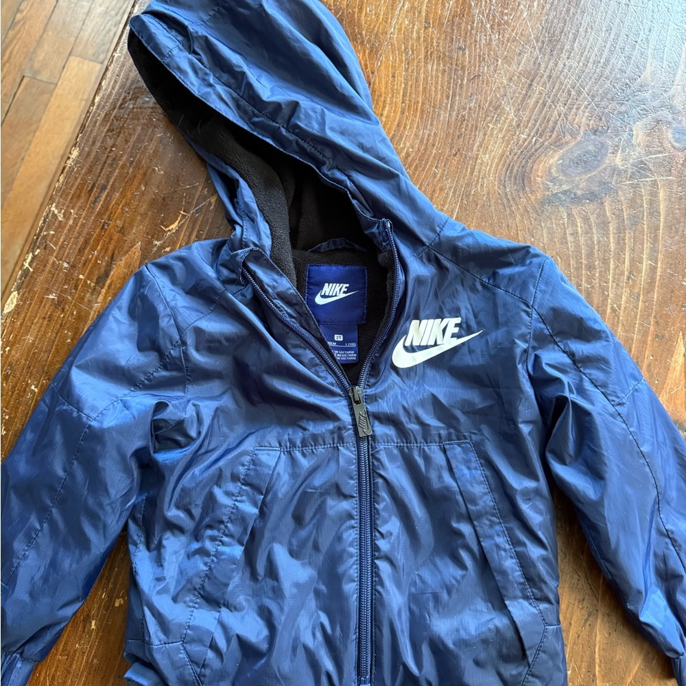 Nike Navy Hooded Jacket